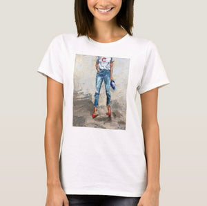 Donna j. West Cub’s Girl t-shirt
