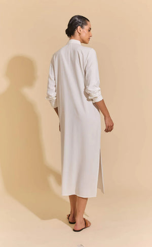 Side Slit long chemisier dress-Lenny Niemeyer 27020085