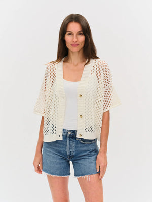 Dune Crochet cardi-Six Fifty Sf4515