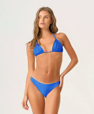 Basic Ruched full blueberry-PQ Swim BBY-211F