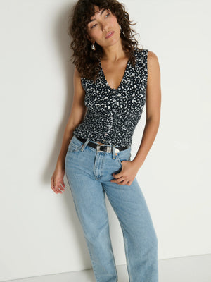 Hali Button up tank -Nation 11395NPSP