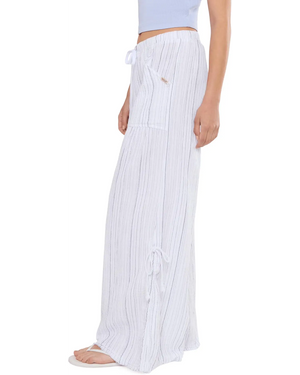 Striped Muriel wide leg pant-XCVI 23168