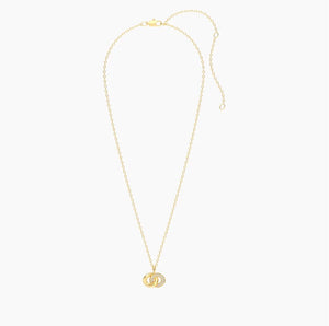 Entwined disc pendant nck-Ella Stein