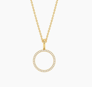 Standing O Pendant Nck-Ella Stein