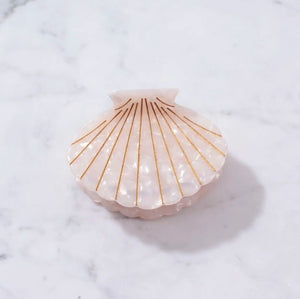 Scallop Shell lrg Hair Clip-Haven