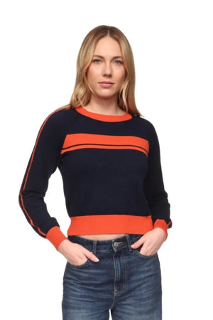 Danielle stripe Crew-Wispr AW26 W-074