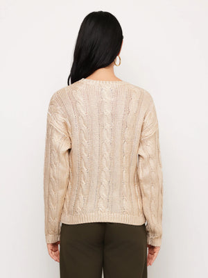 Levie Metallic sweater-Fifteen Twenty 3F89360
