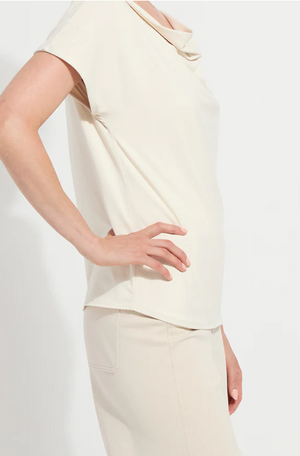 Ensley cowl neck top-Lysse 3861