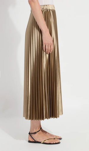 Nina pleated midi skirt-Lysse 3862