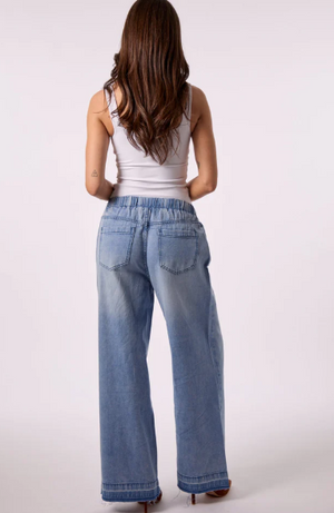 Liv drawstring wide leg-Blue Revival 18496BRS6