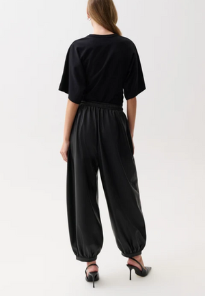 Freya leather pull on Harem pant-Pistola