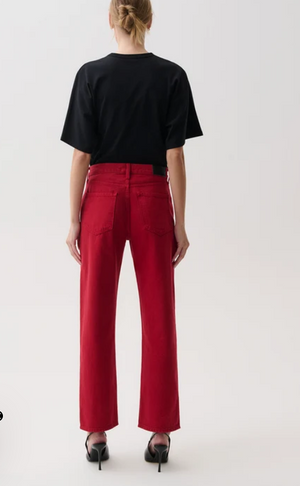 Lexi mid rise bowed straight-Pistola
