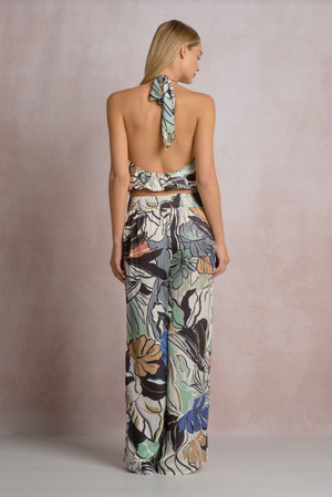 Botanical print pant-Elan sp2314