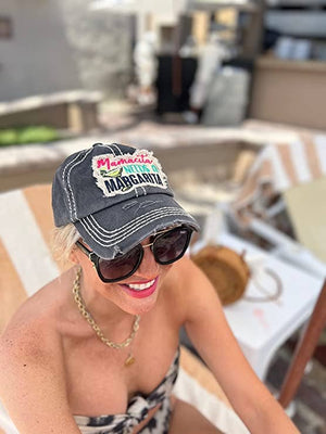 Vintage Patch Hat Mamacita needs a Margarita -Funky Junque
