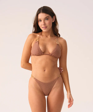 Mara Triangle Top in Mocha - PQ Swim