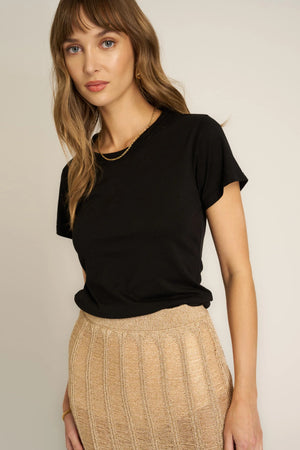 You Got It Washed Baby Tee in Black - Project Social T