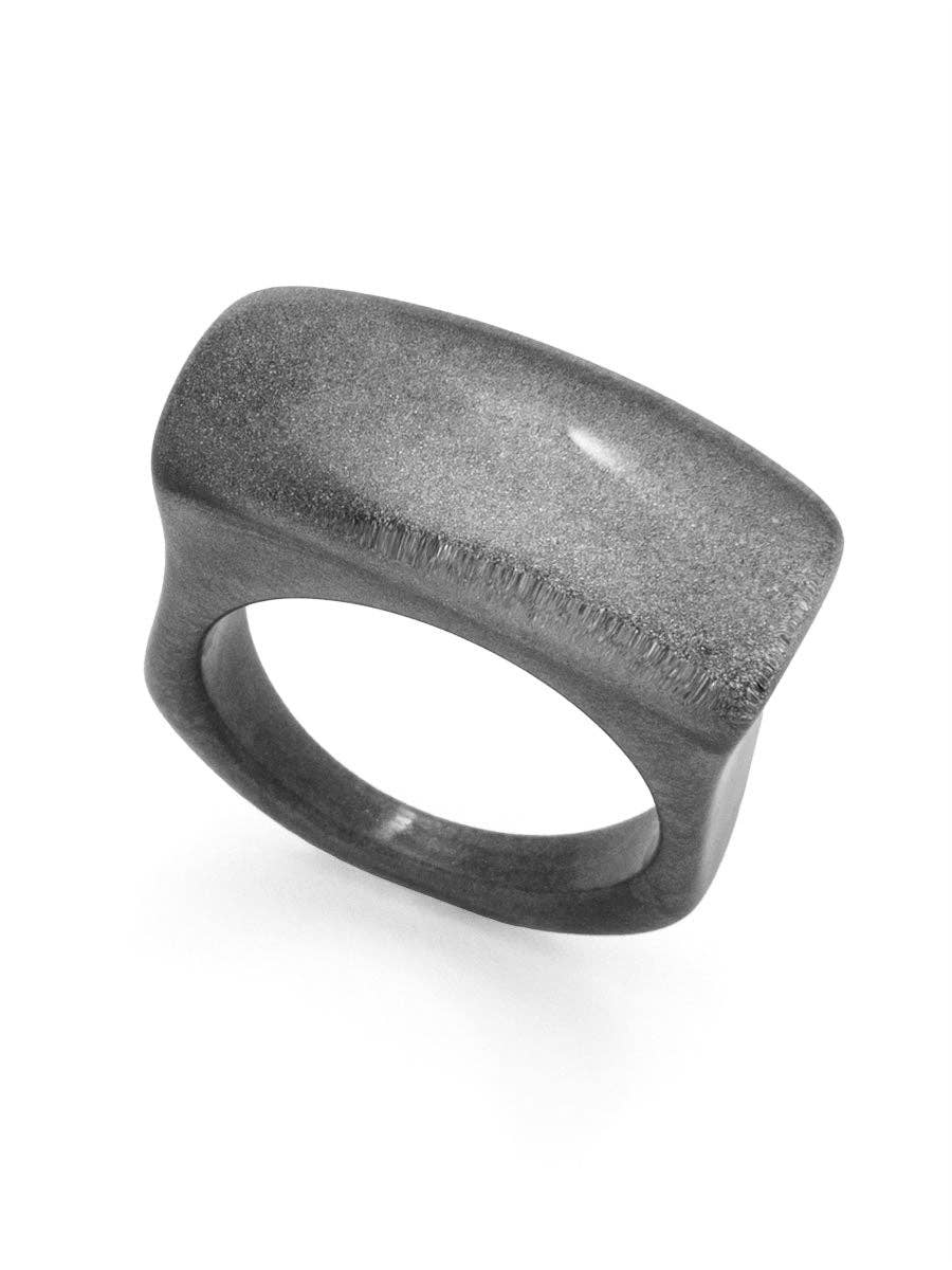 Glistening Sq Pebble Ring-Zenzii R733