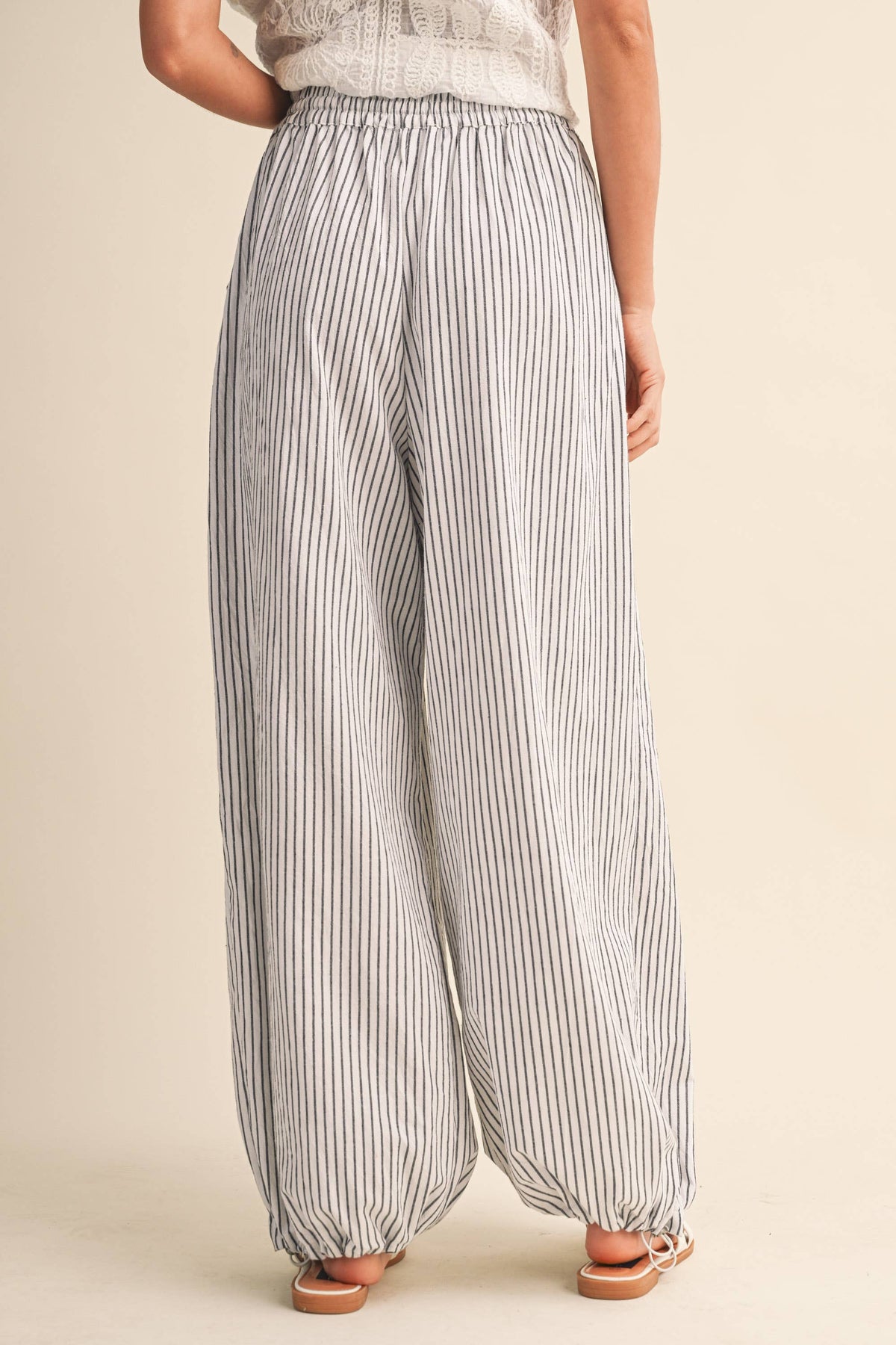 Striped Balloon Pant-Klesis  IP1494