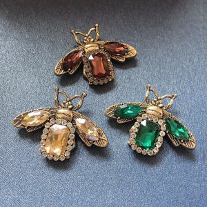 Vintage Glam Bee Brooch-Magnifique Hearts