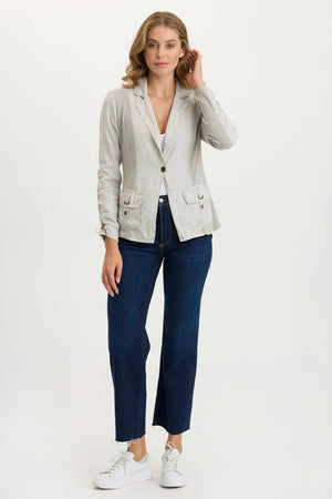 Stratford Jacket in Whitecap - XCVI
