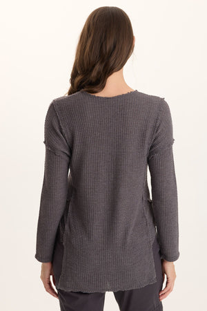 Arnie V Neck Top in Ashler - XCVI