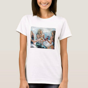 Donna j. West Wine Girls T-shirt