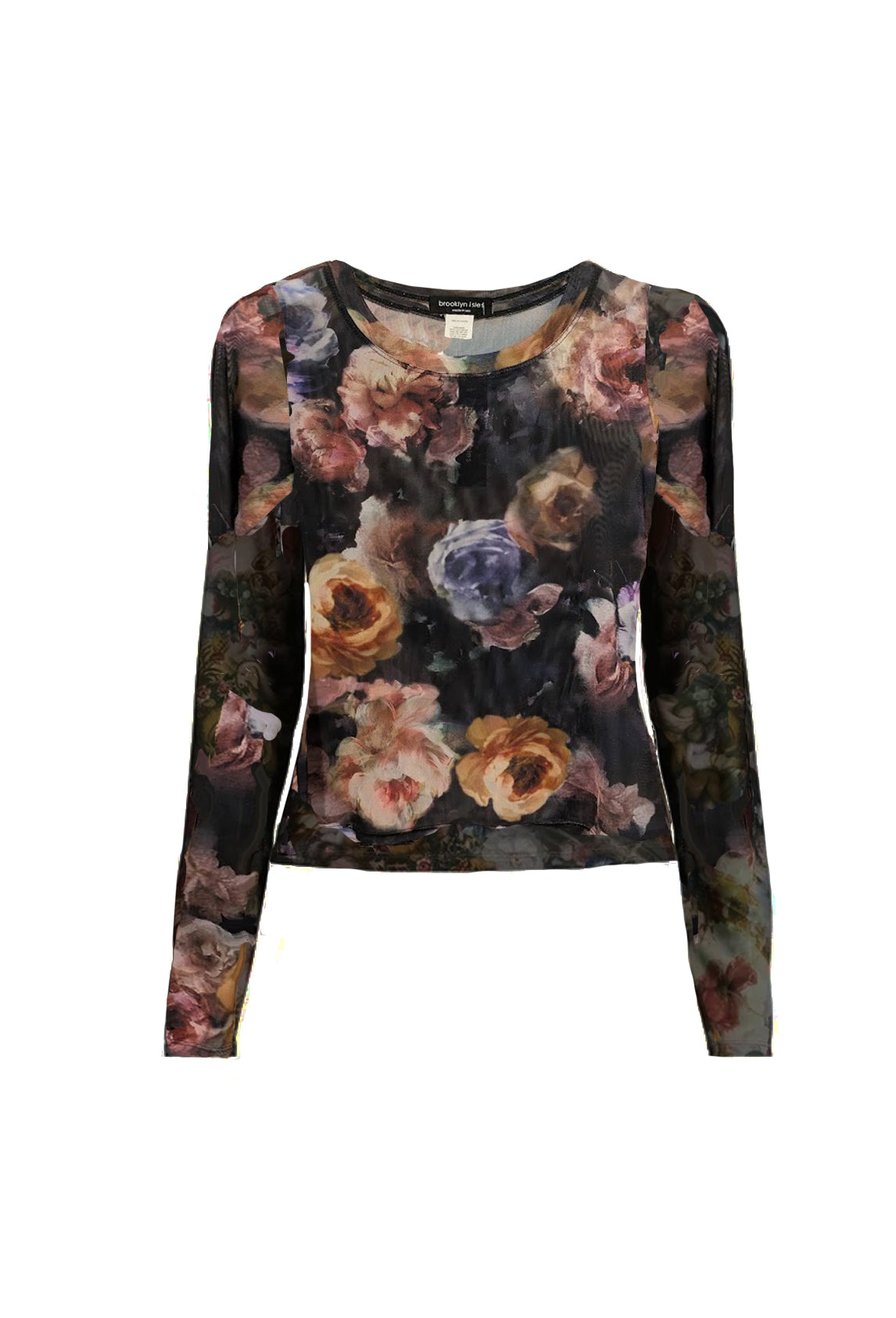 Floral Mesh Top - Brooklyn Isles