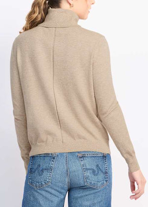 Otis Turtleneck in Oat - Stitches & Stripes