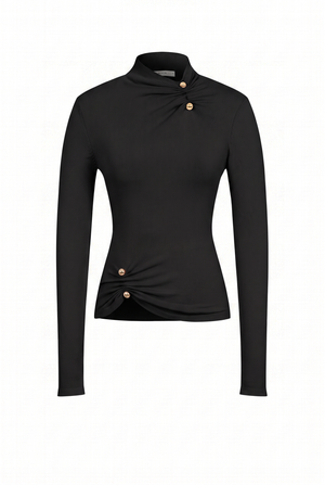 Asymmetric Gold Trim Top-RIVIR -Tl201