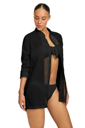 Marina L/S shirt black-Robinn Piccone 262032