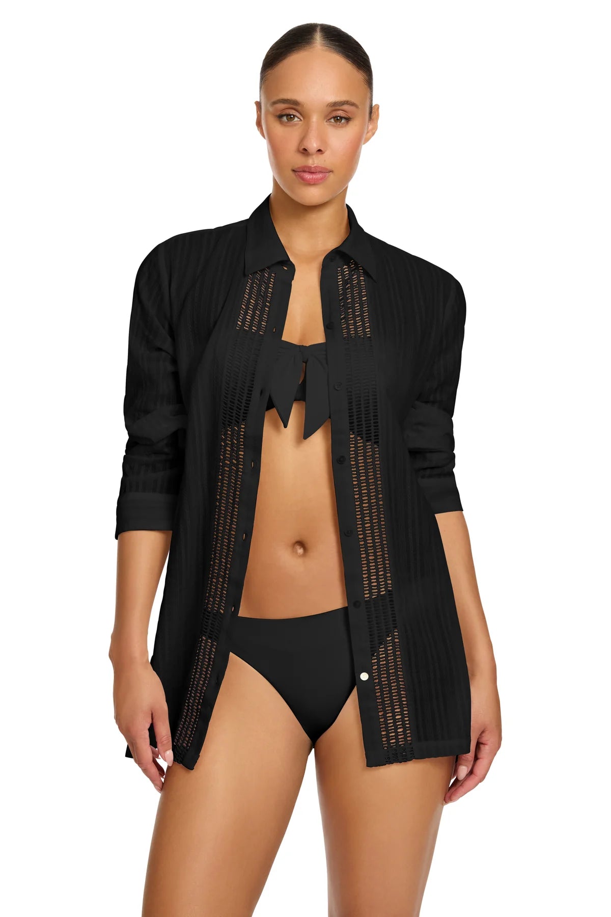 Marina L/S shirt black-Robinn Piccone 262032