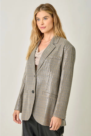 Oversized Blazer in Mocha - Mytree