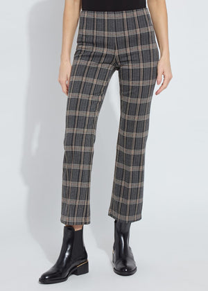 Ankle Elysse Pant in Equestrian Plaid - Lysse