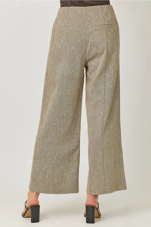 Sparklett Pinstripe Trouser in Sand - Mystree