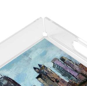 Ellen's City X-large rectangle tray-Donna j. West