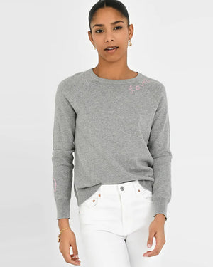 J Society Loved Stitched Neck Sweater