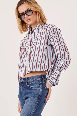 June Crop been up stripe shirt-Bobi 34G-25100