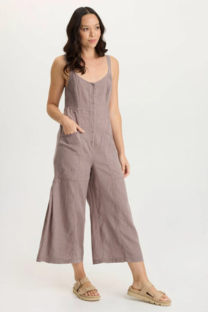 Leoda Jumpsuit in Poppy Seed - XCVI