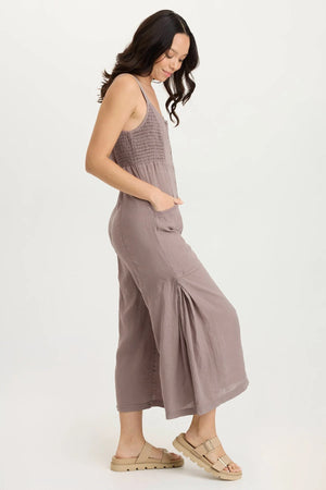 Leoda Jumpsuit in Poppy Seed - XCVI