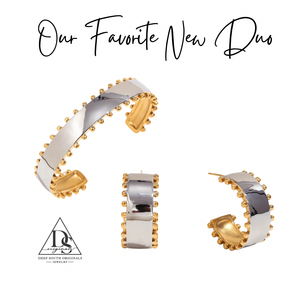 Bold Duo Hoops -Deep South Originals