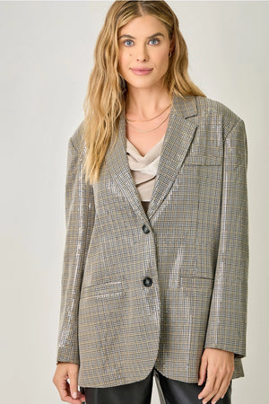 Oversized Blazer in Mocha - Mytree