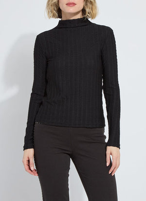 Isaura Funnel Neck Smock Top - Lysse
