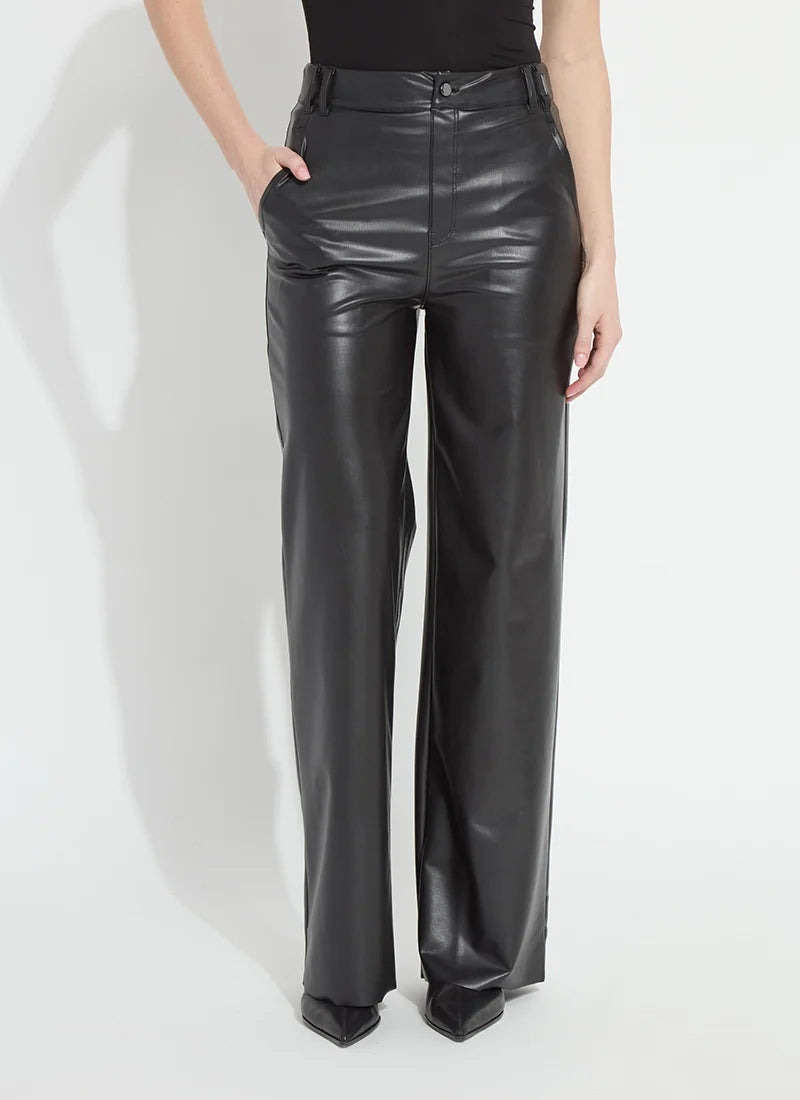 Ada vegan leather trouser-Lysse 3977