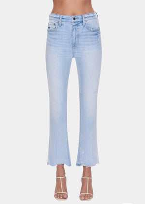 Lennon Crop Jean in Lotus Vintage - Pistola Denim