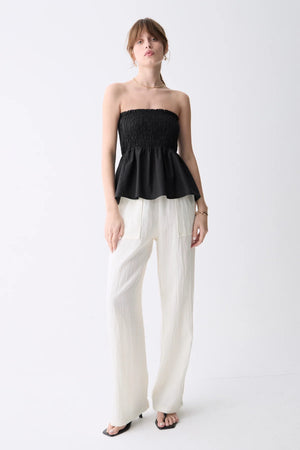 Palmeira Top in Black - Deluc
