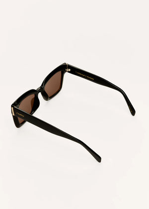 Confidential Polarized Sunglasses in Polished Black - Z Supply