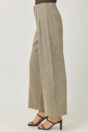 Sparklett Pinstripe Trouser in Sand - Mystree