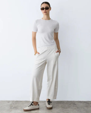Ponte Barrel Pant off white-Ripley Rader