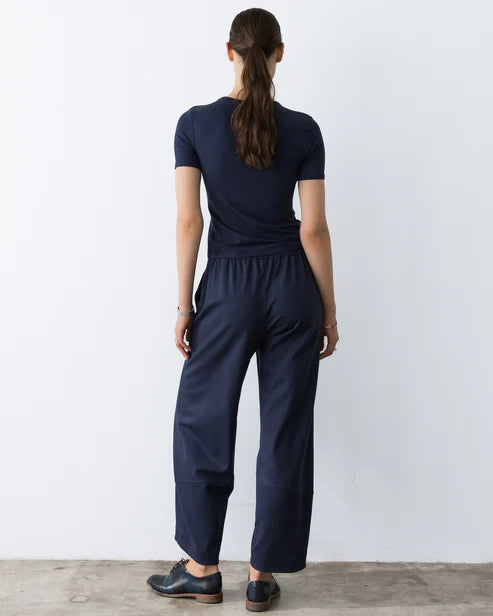 Ponte Barrel Pant Navy-Ripley Rader
