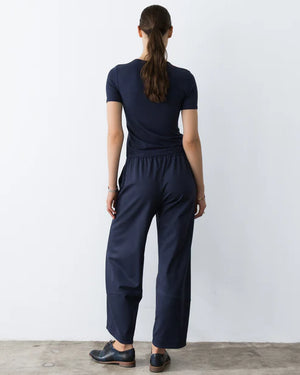 Ponte Barrel Pant Navy-Ripley Rader